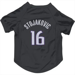 Sacramento Kings Peja Stojakovic Black  Dog & Cat Pet Jersey