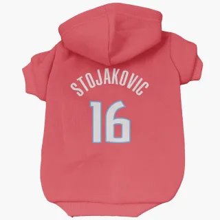 Sacramento Kings Peja Stojakovic Red  Dog & Cat Pet Hoodie